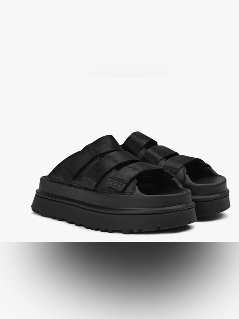 UGG Black Goldenglow Slides